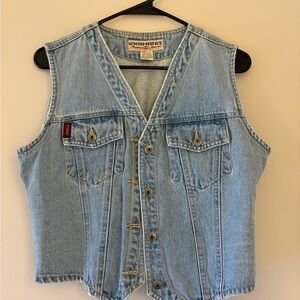 Light Blue Denim Vest